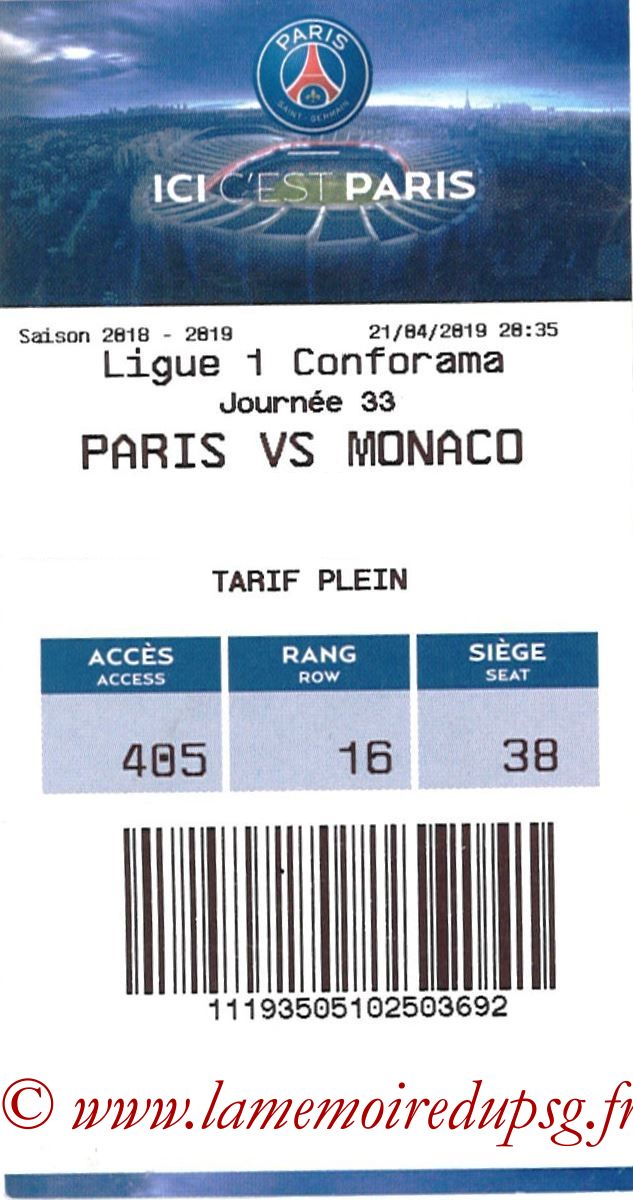 2019-04-21  PSG-Monaco (33ème L1, E-ticket)