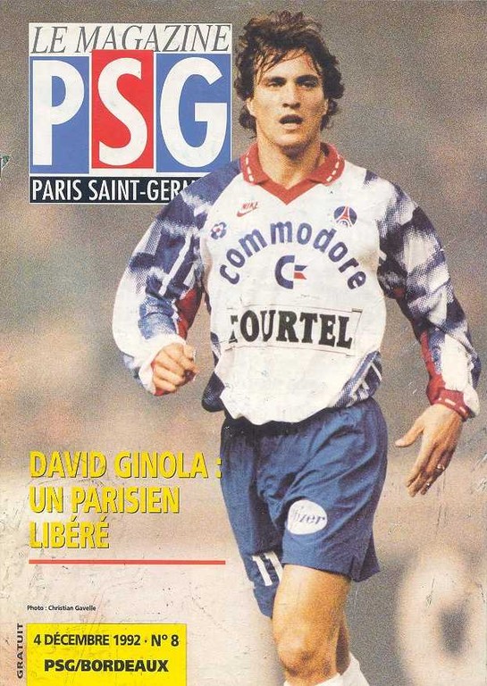 1992-12-04  PSG-Bordeaux (17ème D1, Le Magazine PSG N°8)