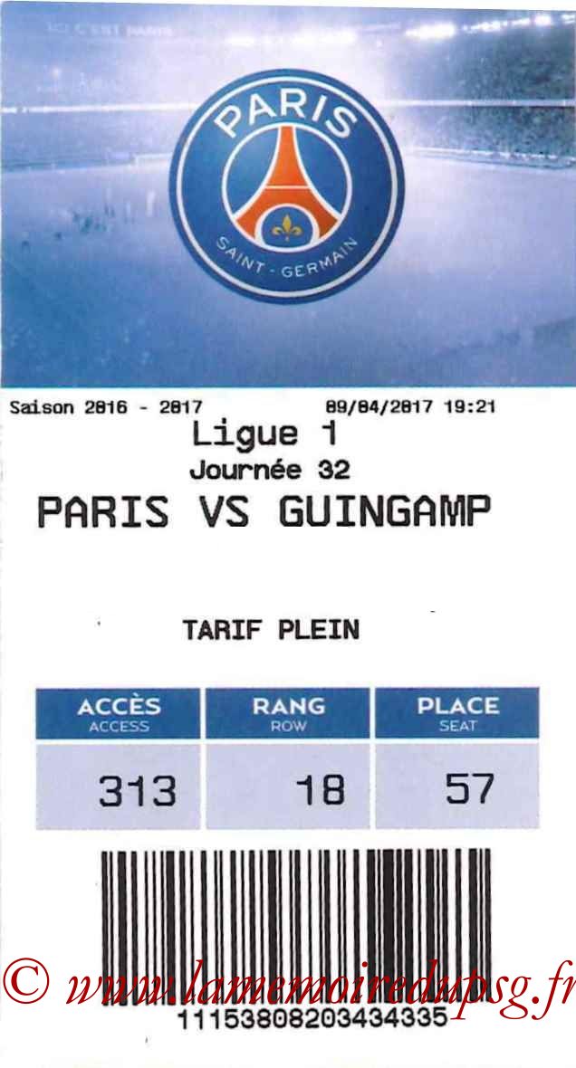 2017-04-09  PSG-Guingamp (32ème L1, E-ticket)