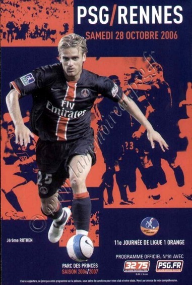 2006-10-28  PSG-Rennes (11ème L1, Officiel N°91)