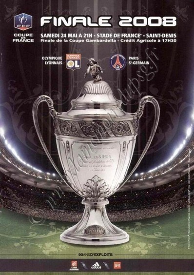 2008-05-24  PSG-Lyon (Finale CF à Saint Denis, Programme officiel FFF)