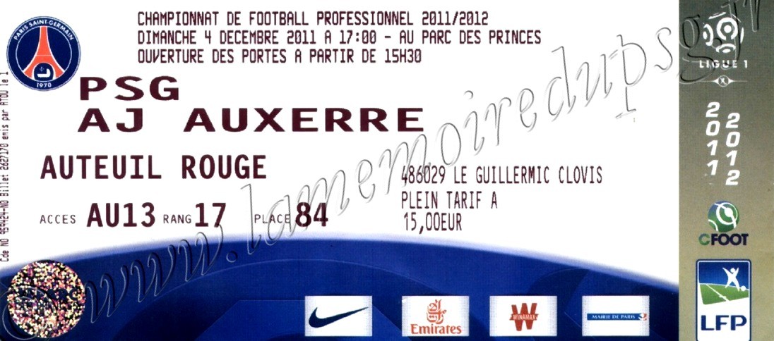 2011-12-04  PSG-Auxerre (16ème L1)