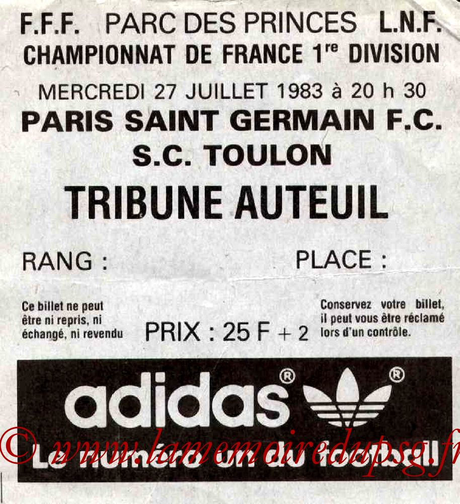 1983-07-27  PSG-Toulon (2ème D1)