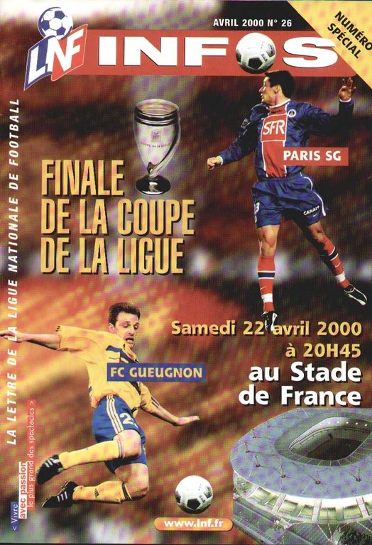 2000-04-22  Gueugnon-PSG (Finale CL au Stade de France, LNF Infos)