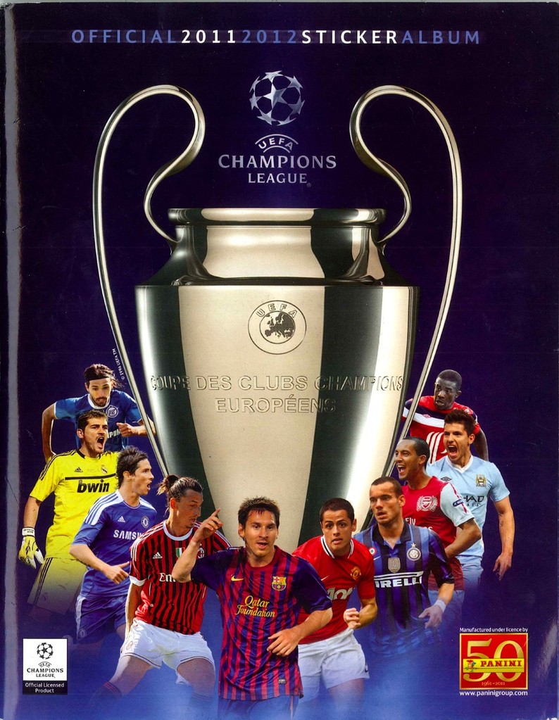 2011-12 - Panini Champions League - Couverture