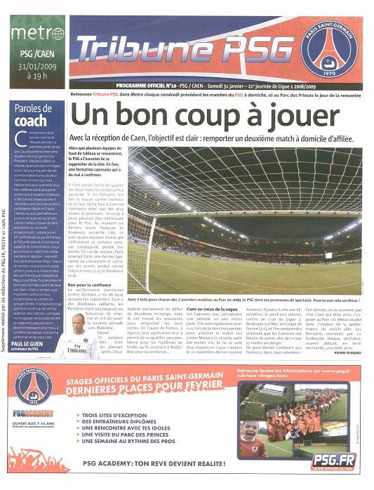 2009-01-31  PSG-Caen (22ème L1, Tribune PSG N°10)