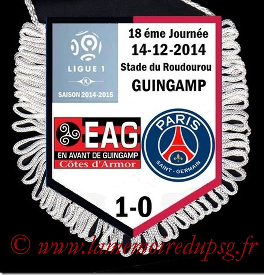 2014-12-14  Guingamp-PSG (18ème L1)