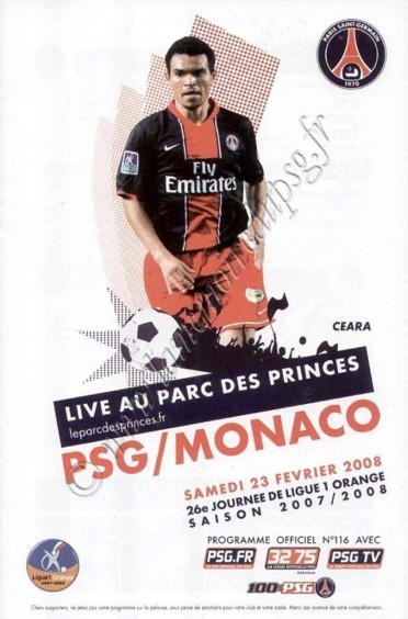 2008-02-23  PSG-Monaco (26ème L1, Officiel N°116)