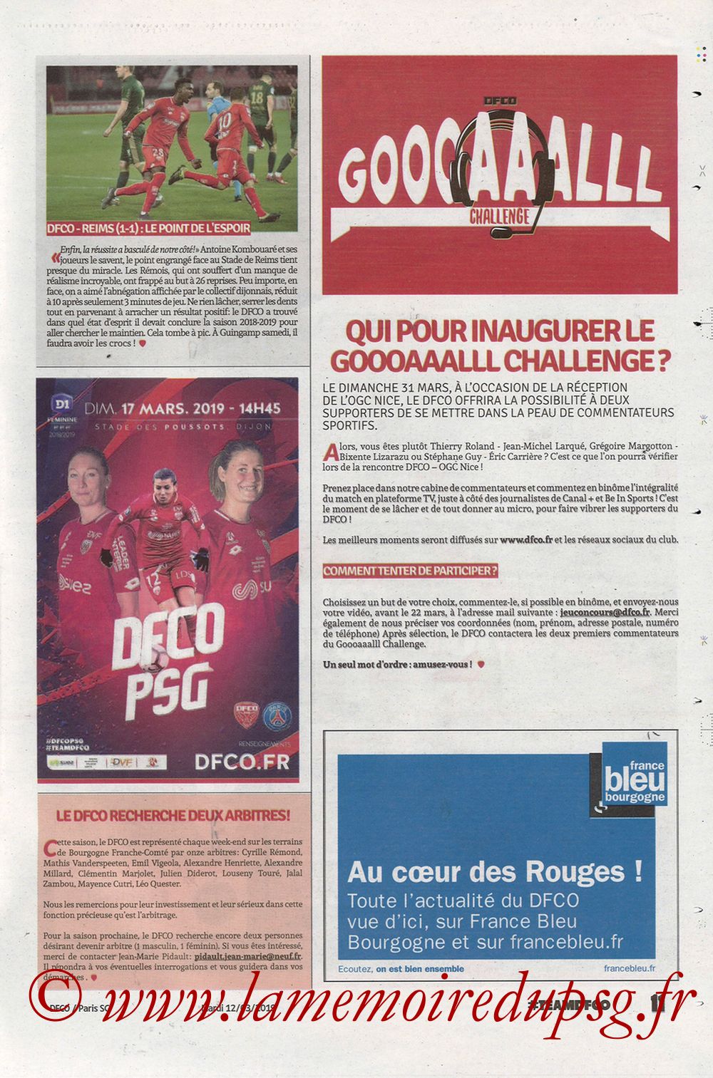 2019-03-12  Dijon-PSG (18ème L1 en retard, Chouett'Infos) - Page 11