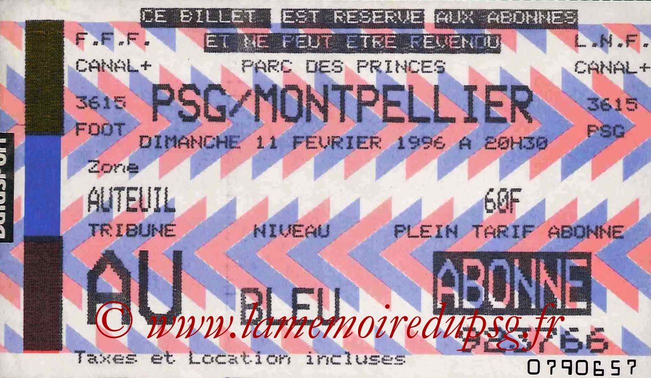 1996-02-11  PSG-Montpellier (27ème D1)