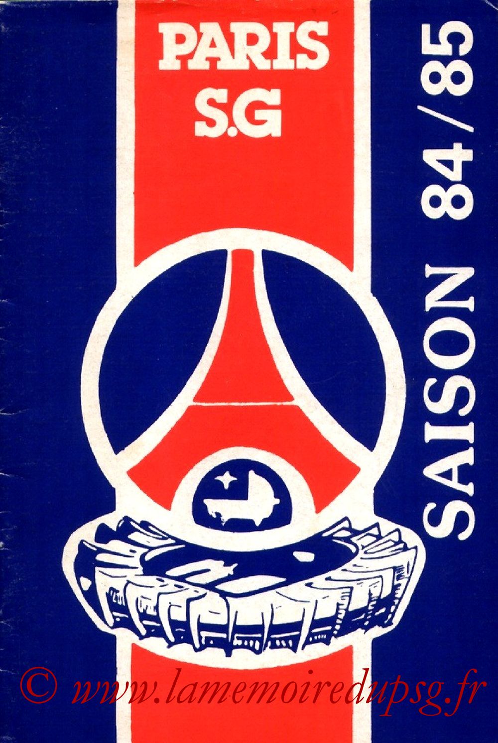 1984-85 - Guide de la Saison PSG