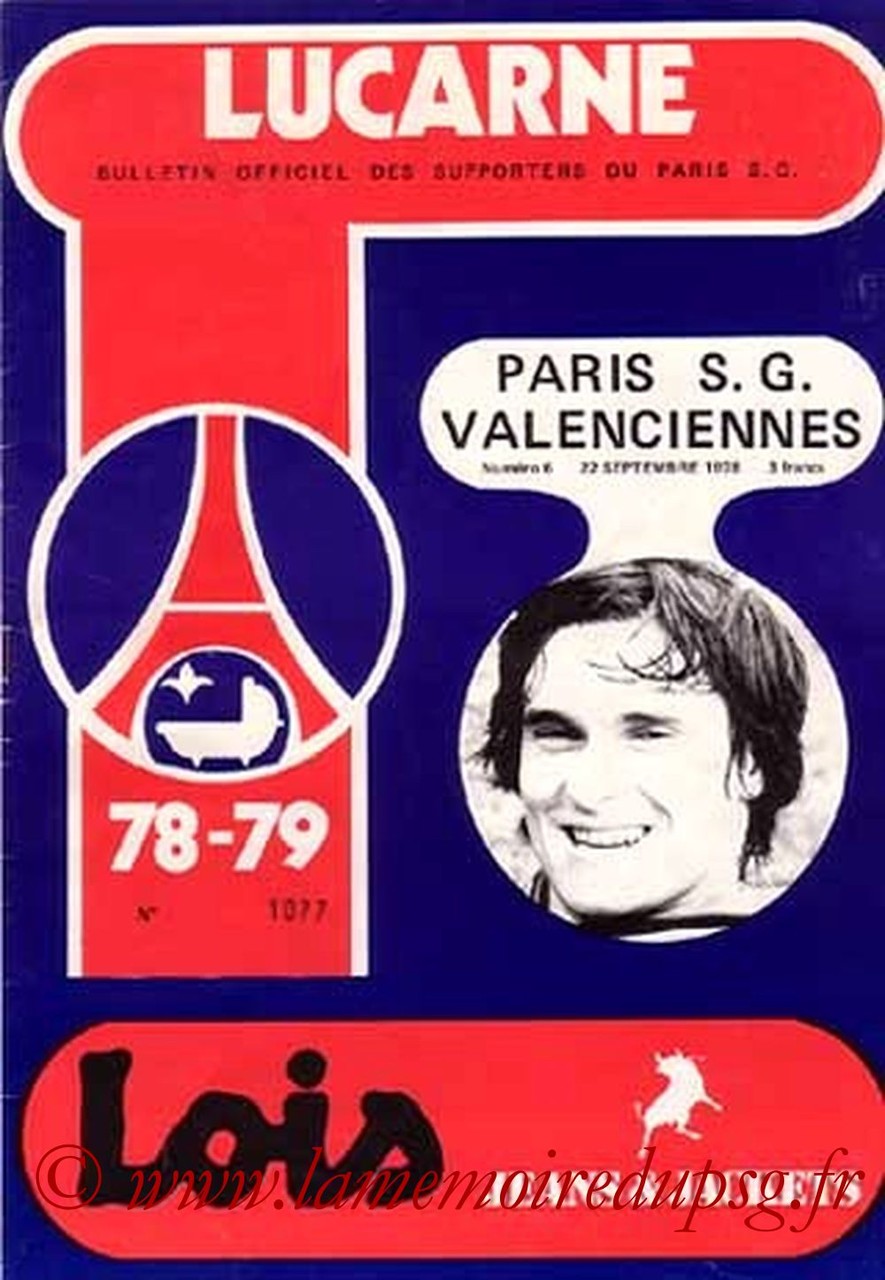 1978-09-22  PSG-Valenciennes (12ème D1, Lucarne N°6)