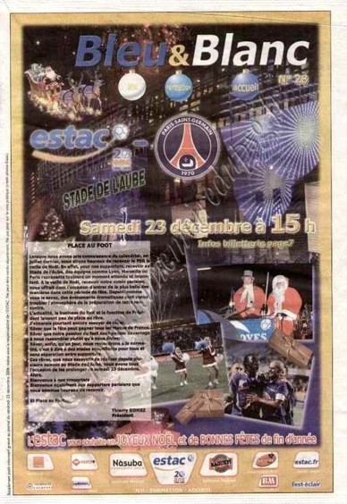 2006-12-23  Troyes-PSG (19ème L1, Bleu et Blanc N°28)