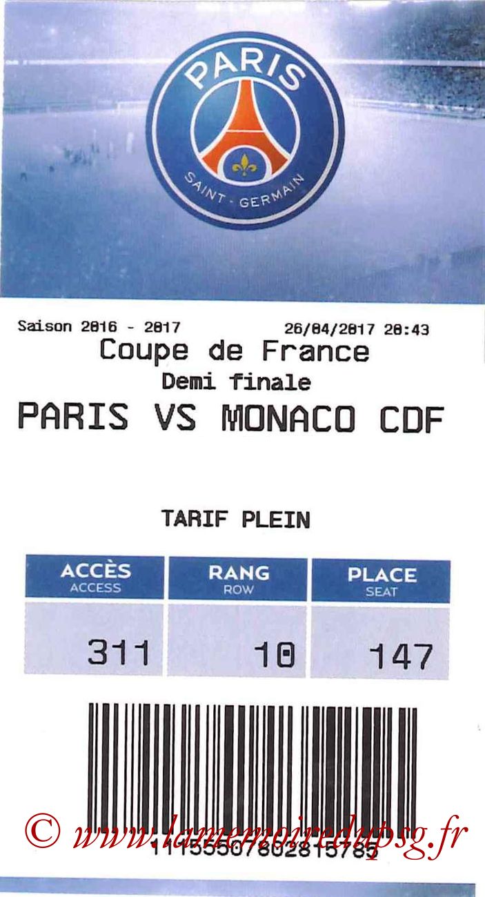 2017-04-26  PSG-Monaco (Demi-finale CF, E-ticket)