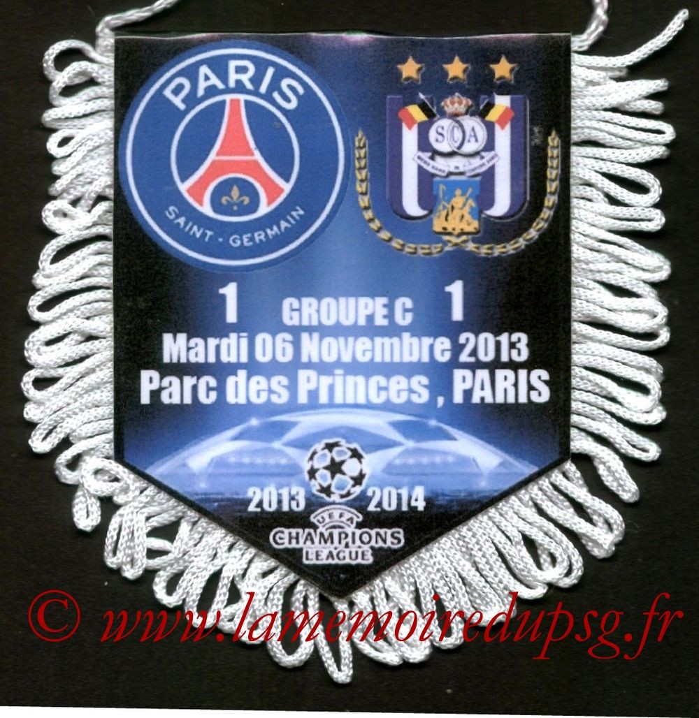 2013-11-06  PSG-Anderlecht (4ème C1)