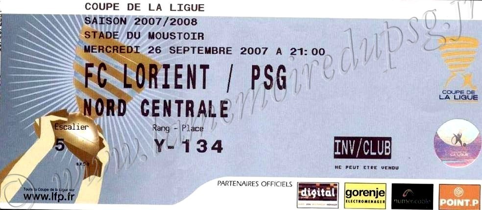 2007-09-26  Lorient-PSG (16ème Finale CL)