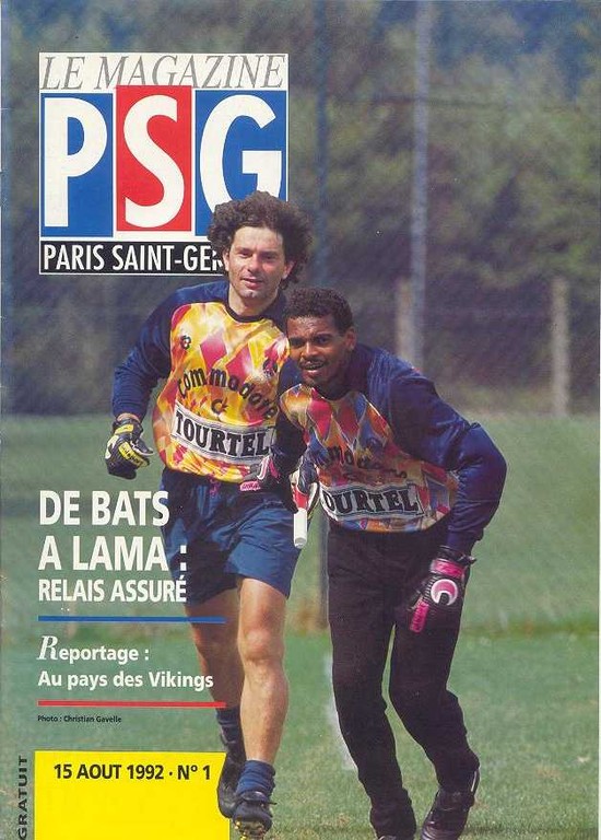 1992-08-15  PSG-Sochaux (2ème D1, Le Magazine PSG N°1)