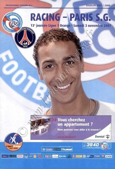 2007-11-03  Strasbourg-PSG (13ème L1, Officiel N°7)