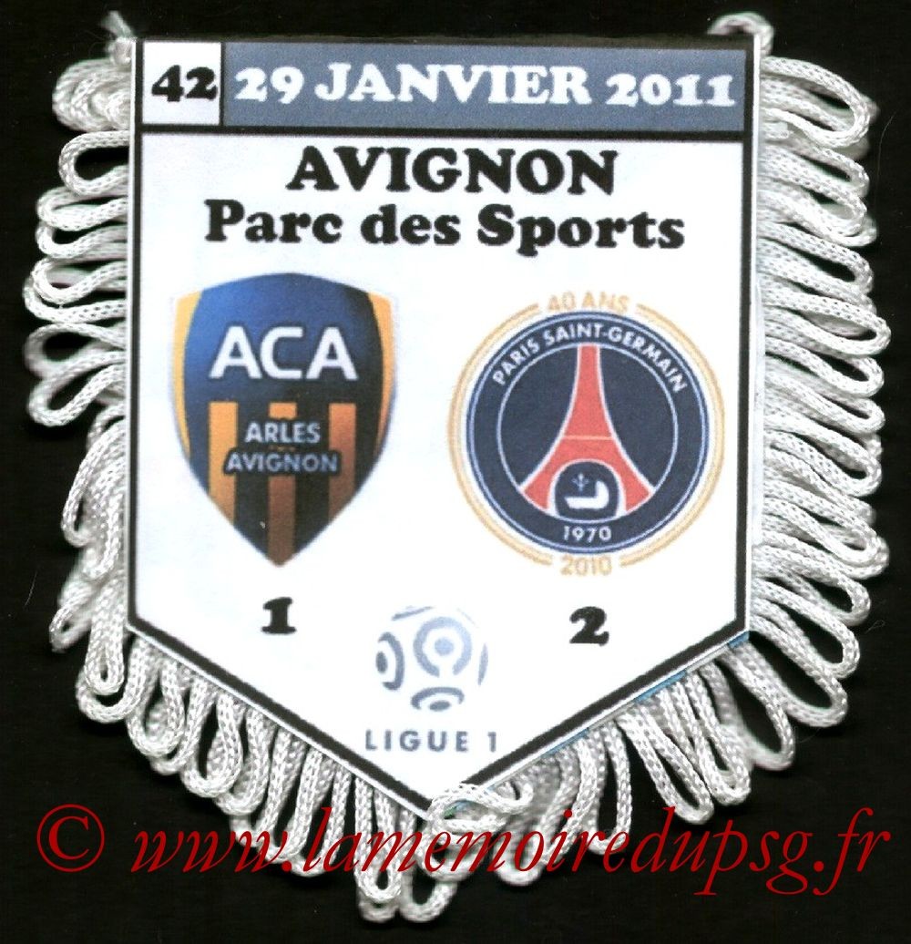 2011-01-29  Arles Avignon-PSG (21ème L1)