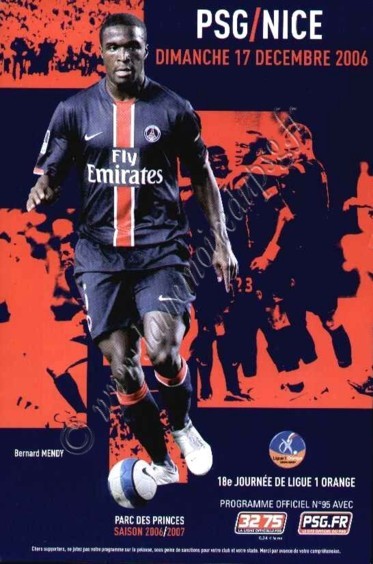 2006-12-17  PSG-Nice (18ème L1, Officiel N°95)