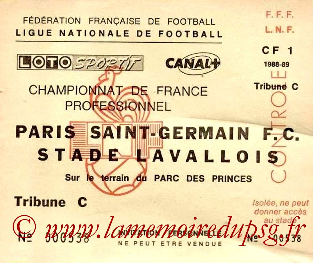 1989-05-12  PSG-Laval (36ème D1, Invitation)