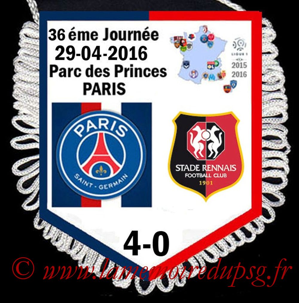 2016-04-29  PSG-Rennes (36ème L1)