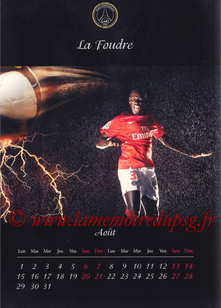 Calendrier PSG 2011 - Page 15 - La foudre