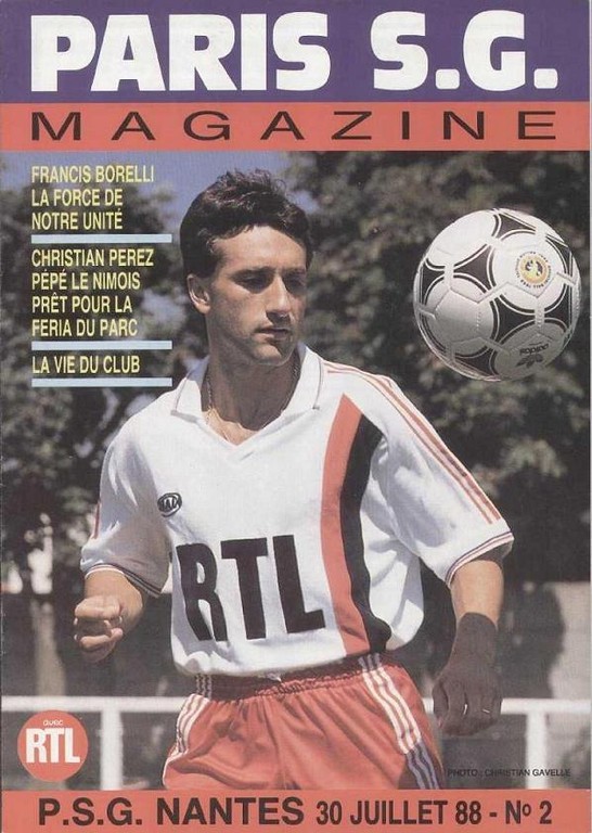 1988-07-30  PSG-Nantes (4ème D1, Paris SG Magazine N°2)