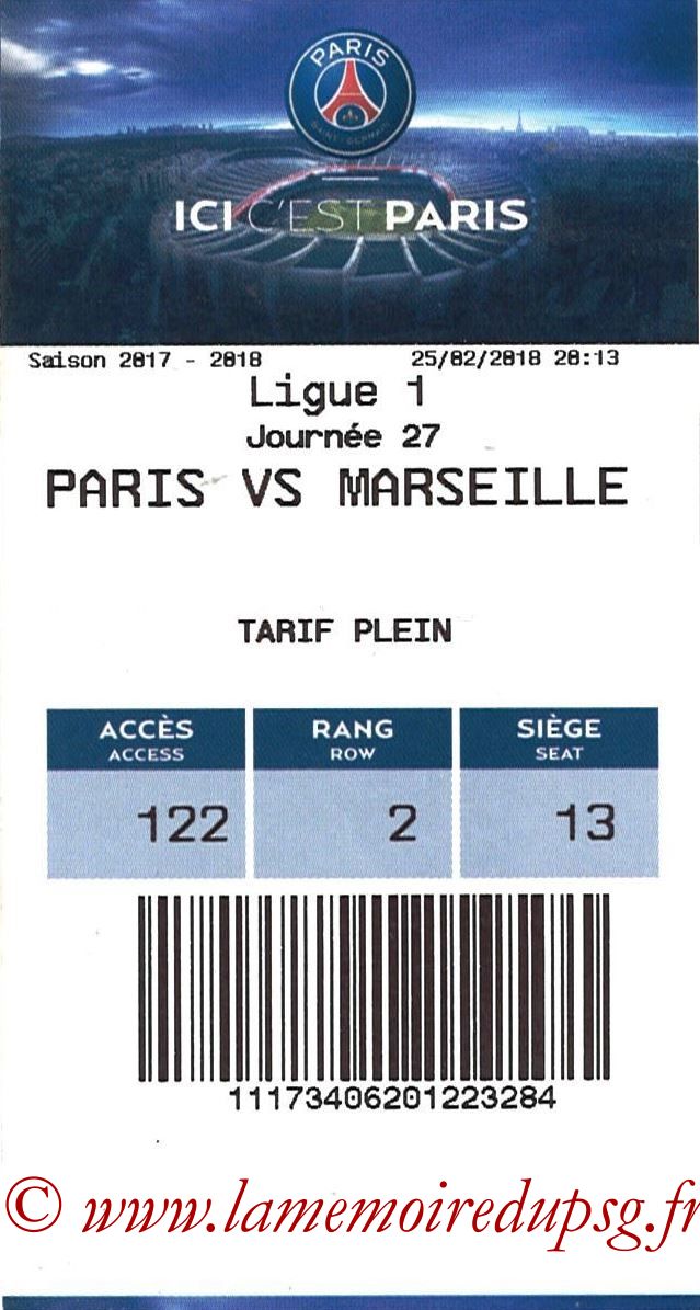 2018-02-28  PSG-Marseille (Quart CF, E-ticket)