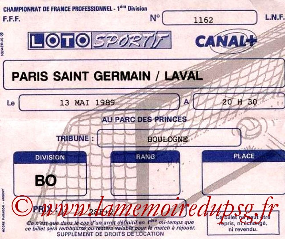 1989-05-12  PSG-Laval (36ème D1)