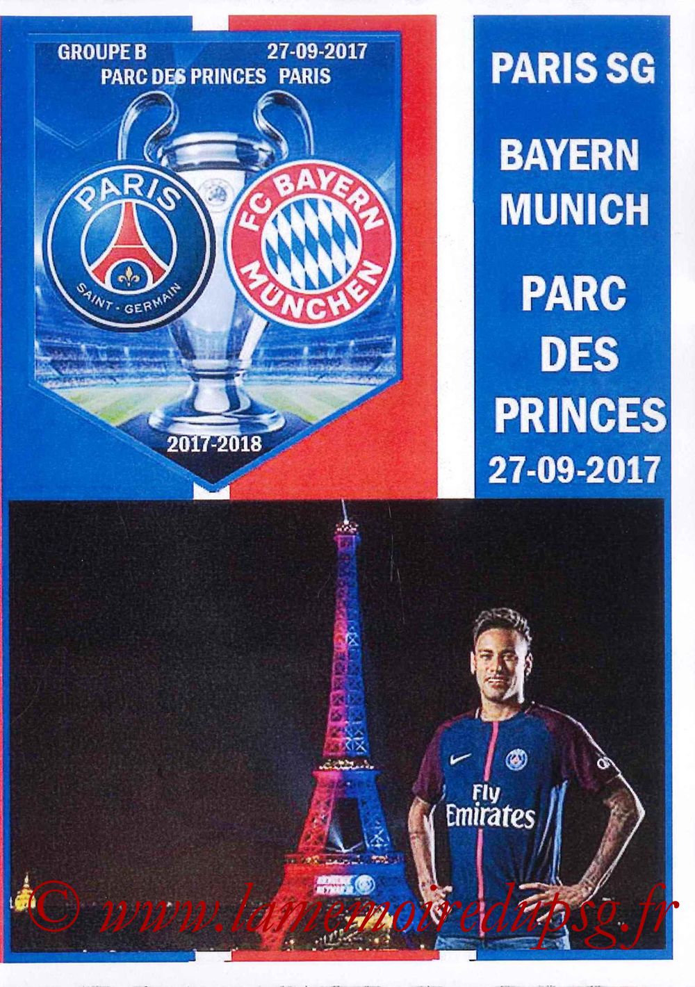 2017-09-27  PSG-Bayern (2ème Poule C1, Programme pirate)