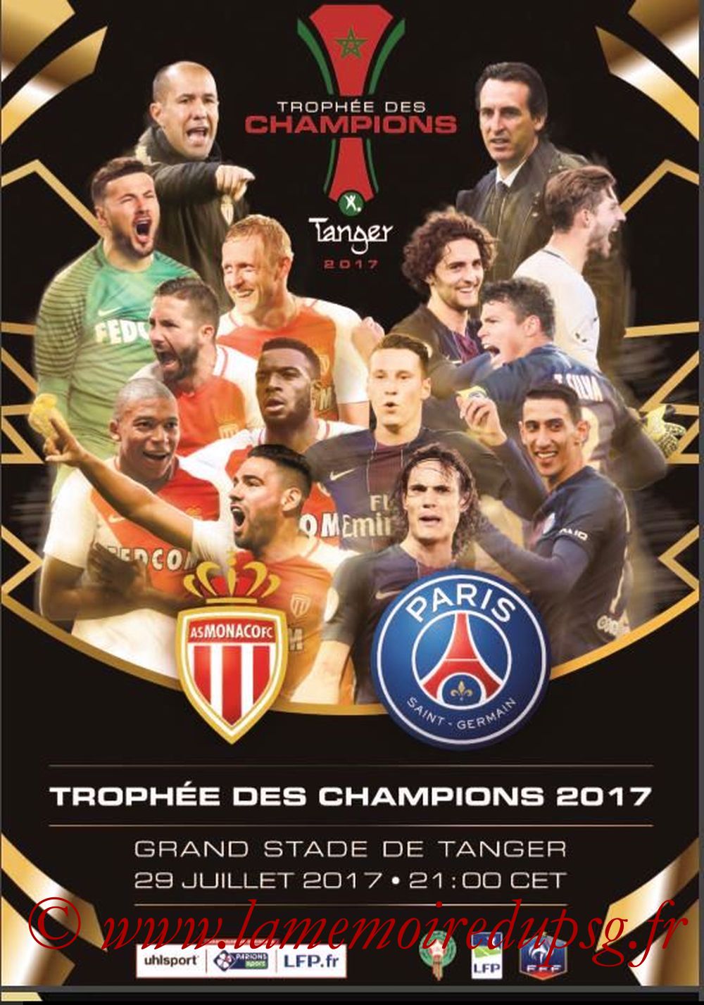 2017-07-29  Monaco-PSG (Trophée des Champions à Tanger, Dossier de Presse)