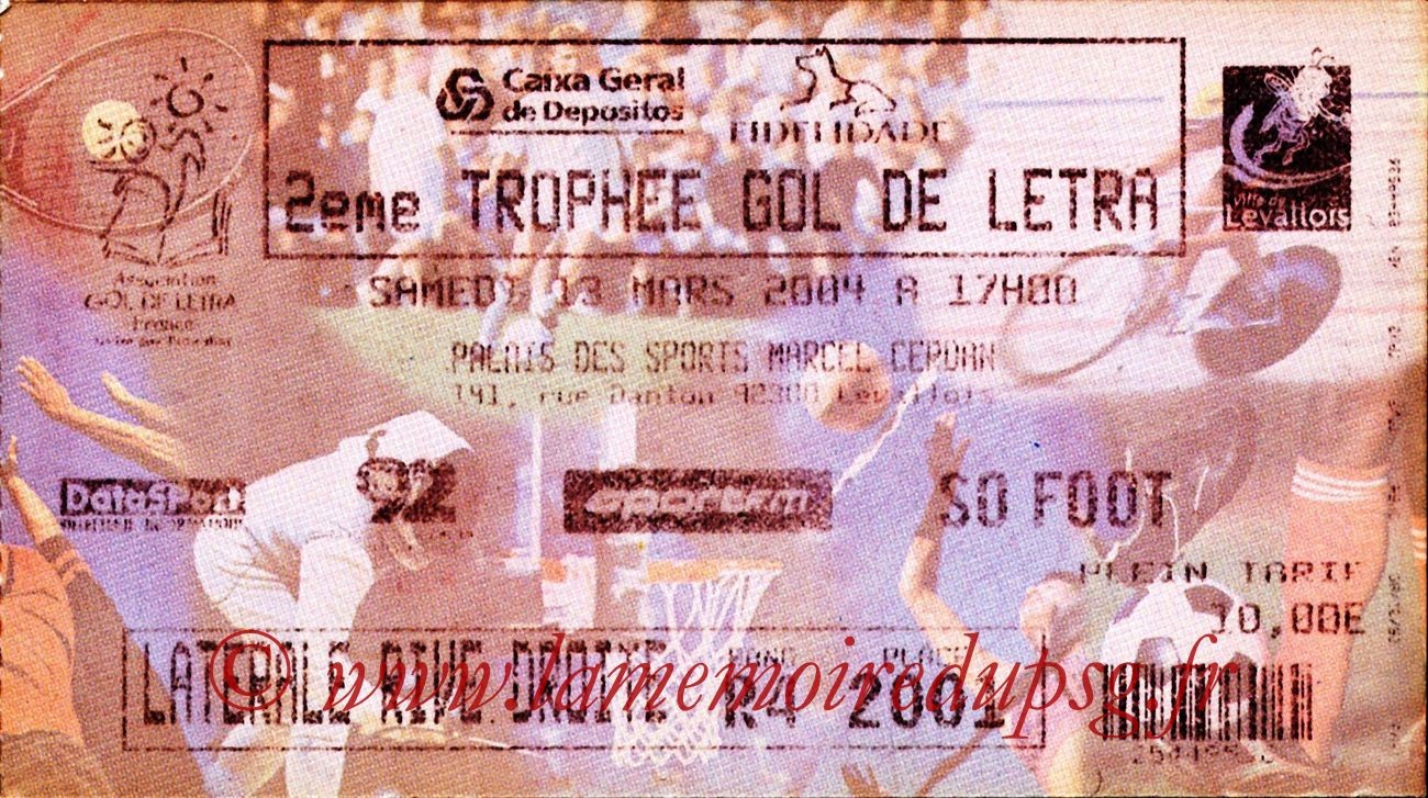 2004-03-13   2eme Gol de Lettra (Amical à Levallois-Perret)