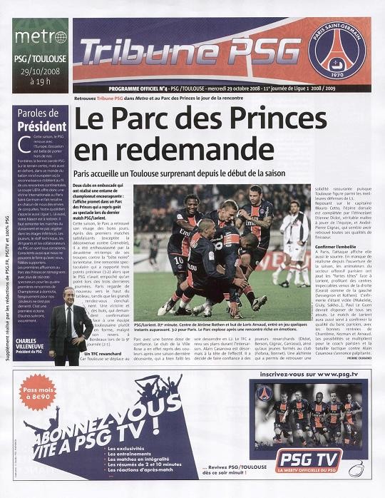 2008-10-29  PSG-Toulouse (11ème L1, Tribune PSG N°4)