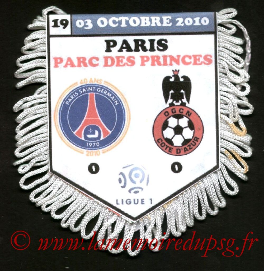 2010-10-03  PSG-Nice (8ème L1)