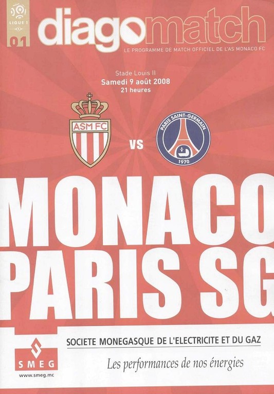 2008-08-09  Monaco-PSG (1ère L1, Diago Match)