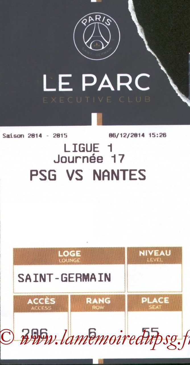 2014-12-06  PSG-Nantes (17ème L1, E-ticket Executive club)