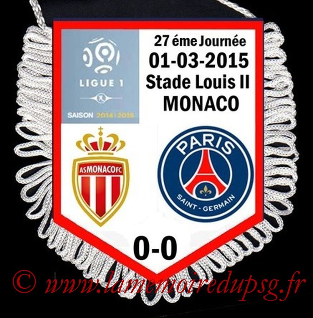 2015-03-01  Monaco-PSG (27ème L1)