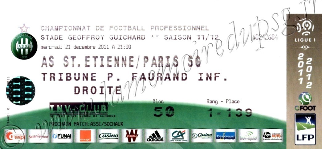 2011-12-21  Saint-Etienne-PSG (19ème L1)