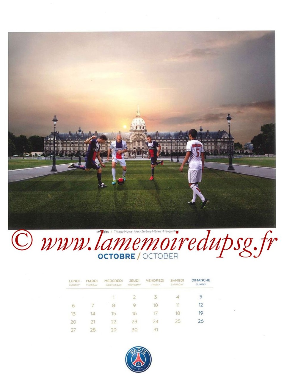 Calendrier PSG 2014 - Page 10 - Invalides