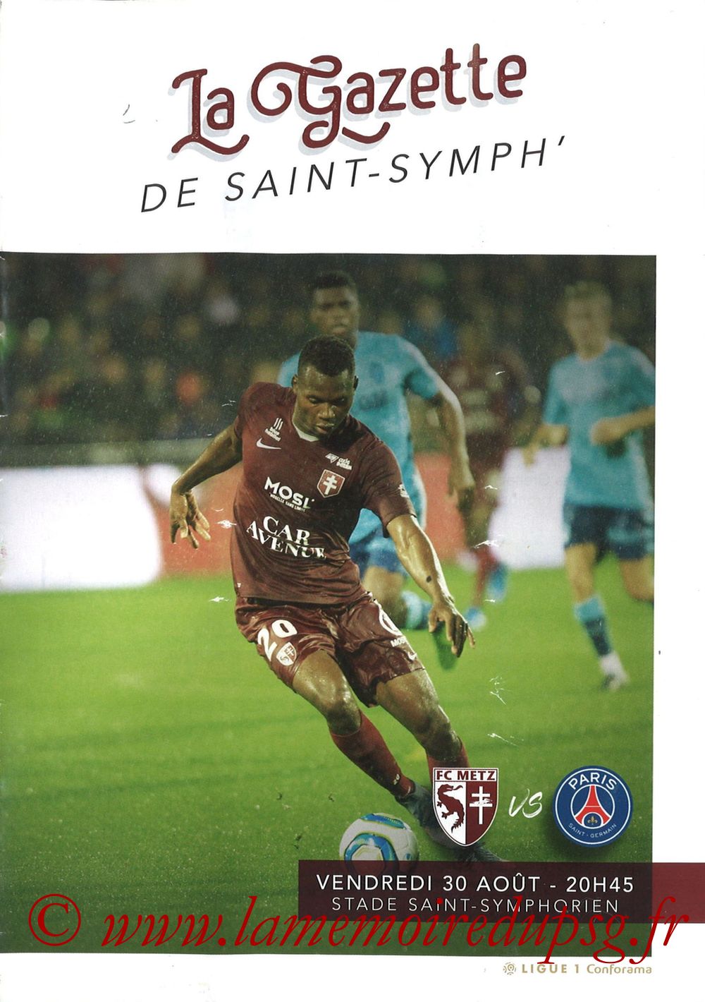 2019-08-30  Metz-PSG (4ème L1, La Gazette de Saint-Symph')
