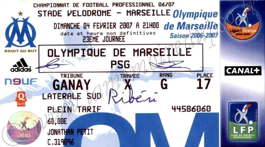 2007-02-04  Marseille-PSG (23ème L1)