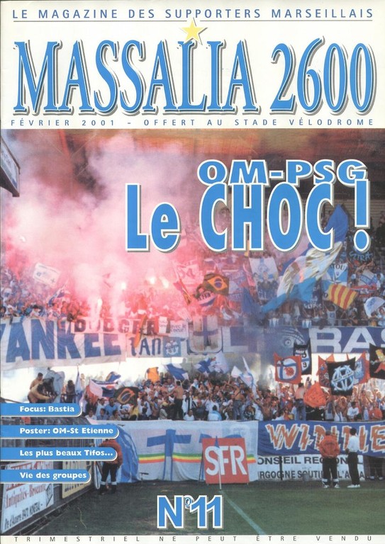 2001-02-17  Marseille-PSG (27ème D1, Massalia N°11)