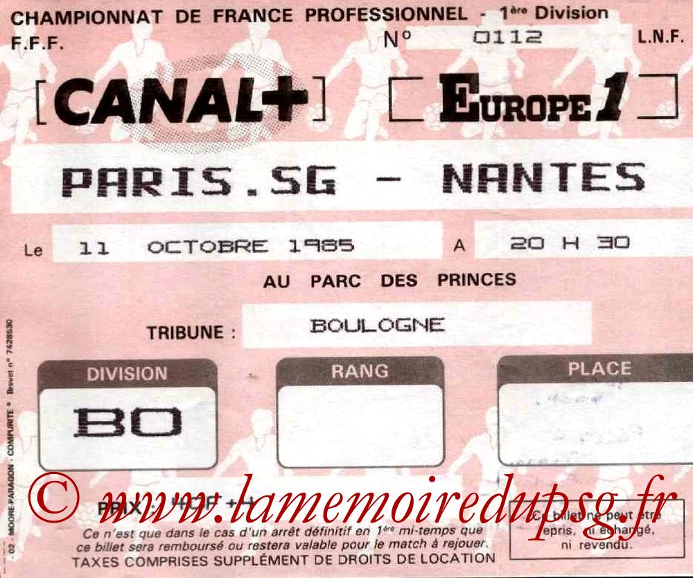 1985-10-11  PSG-Nantes (15ème D1)