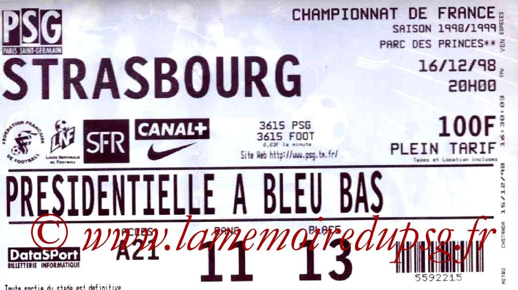 1998-12-16  PSG-Strasbourg (19ème D1)