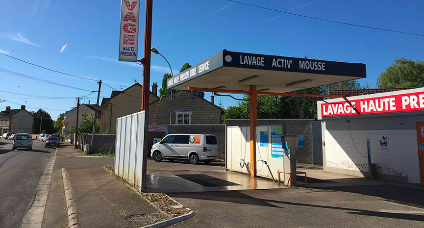 Station de lavage avant travaux