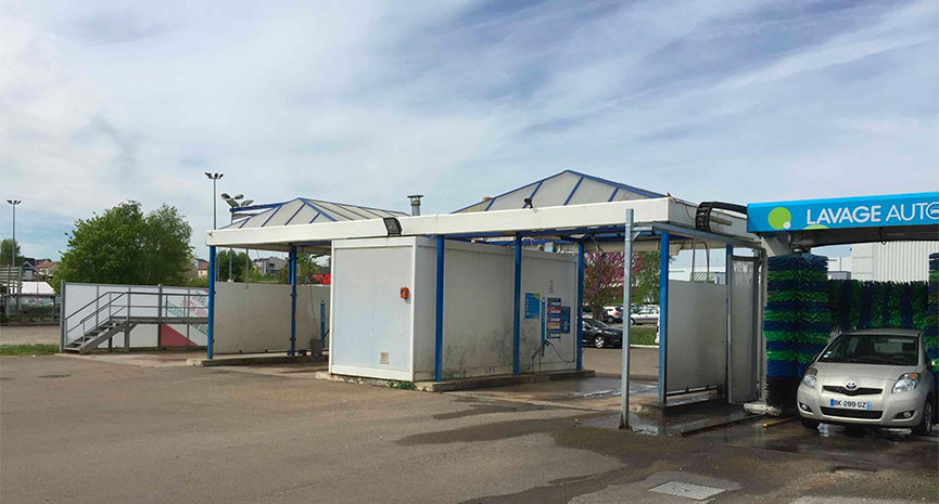 Station de lavage avant travaux