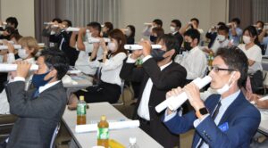 令和4年度　9月例会　「楽しいトレーニングで脳を活性化！」を行いました。