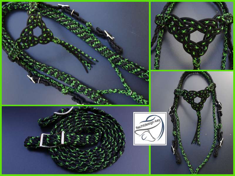 Flechttrense, Paracord Trense, keltischer Knoten