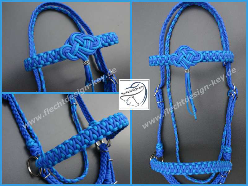 Sidepull aus Paracord geflochten